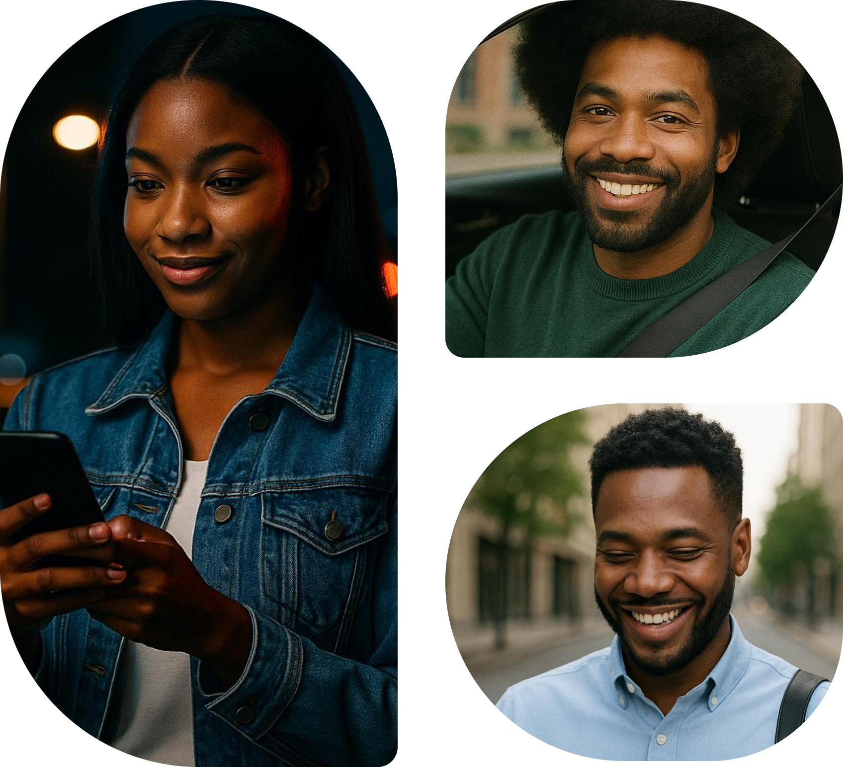 Woman using PazeX app